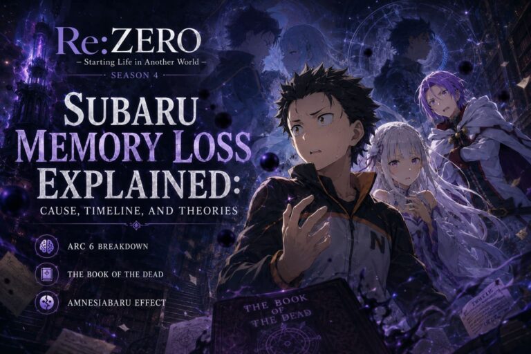 Re:ZERO Season 4 Subaru Memory Loss Explained: Cause, Timeline, and Theories