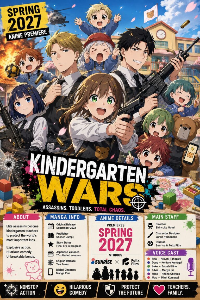Kindergarten Wars Anime Release Date & Manga Updates 2026: Everything We Know So Far