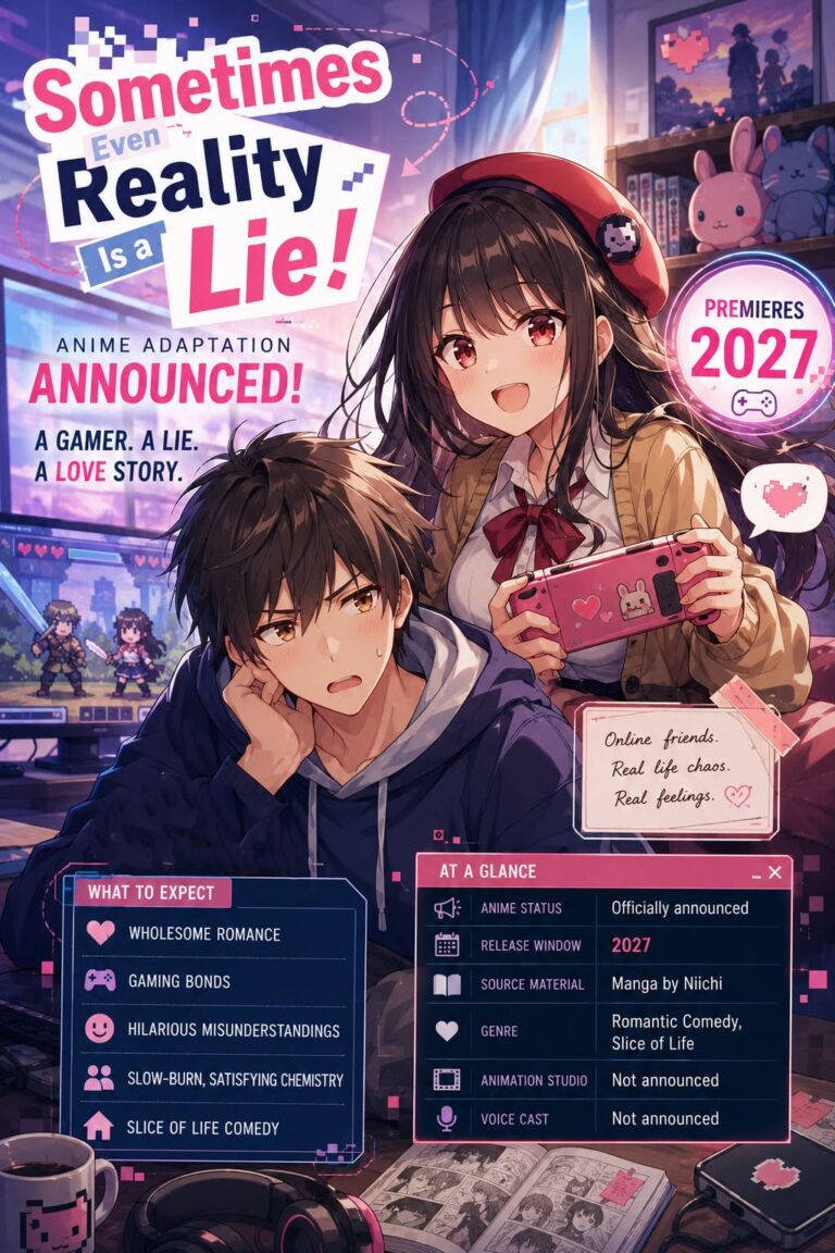 Sometimes Even Reality Is a Lie Anime Adaptation Announced for 2027: Release Window, Plot, and Fan Reactions Explored