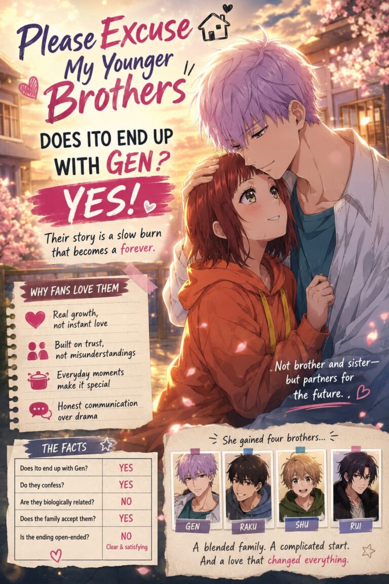 Does Ito End Up with Gen in Please Excuse My Younger Brothers? Anime and Manga Ending Explained