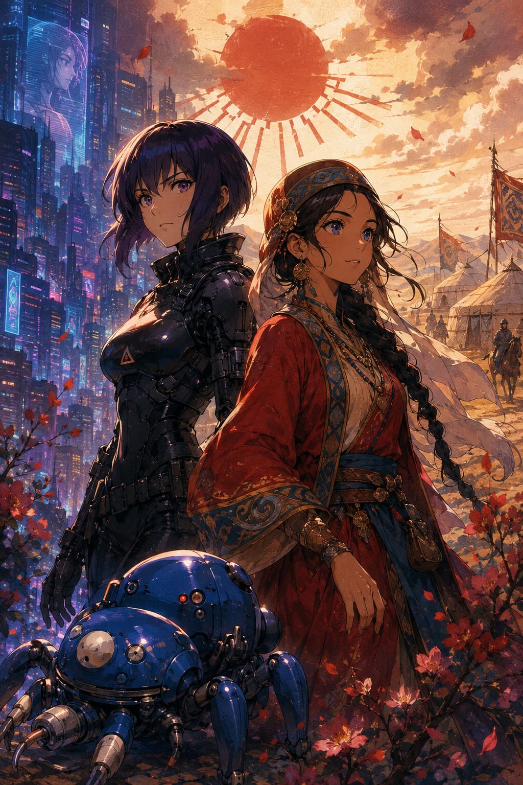 Ghost in the Shell and Jaadugar A Witch in Mongolia Crossover Science SARU Collab Explored