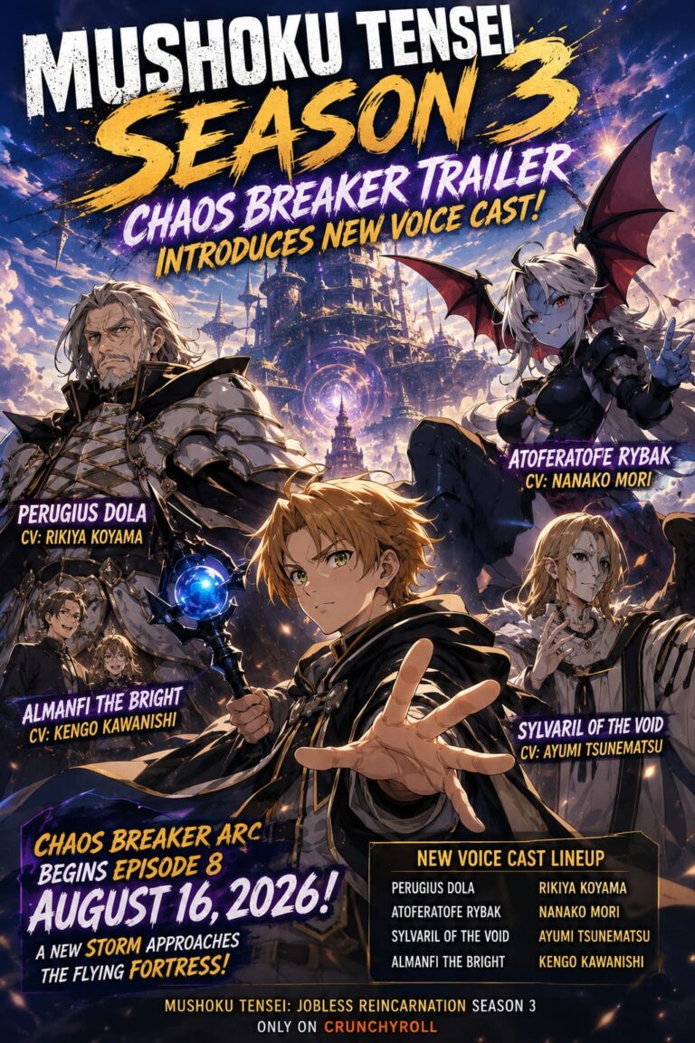 Mushoku Tensei Season 3 Chaos Breaker Trailer Introduces New Voice Cast